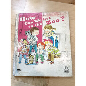 Vintage (1966) How Can We Get to the Zoo? book (Tell-A-Tale #2660)